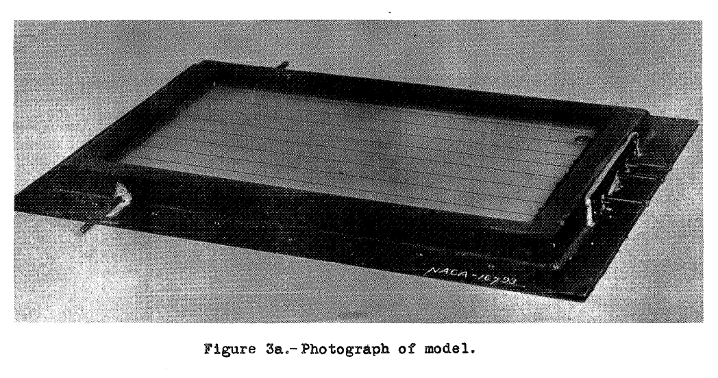 Figure 3a. Photograph of the model. Electrically heated.
